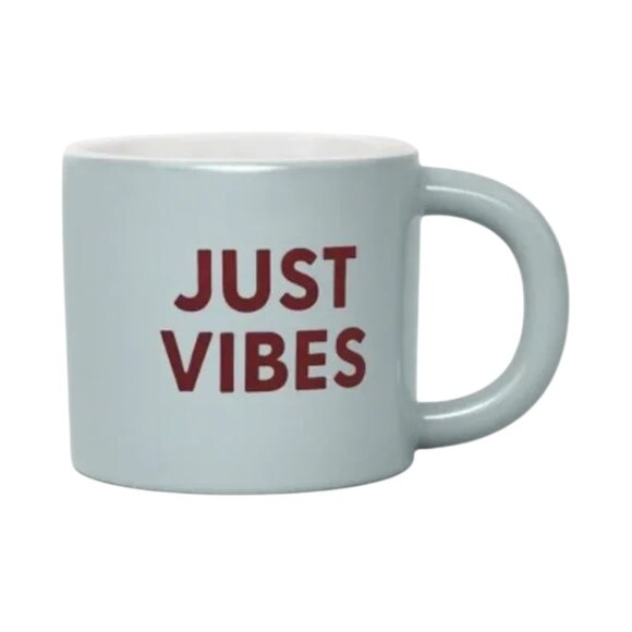 Room Essentials "Just Vibes" Ceramic 16oz Mug - Picture 2 of 9